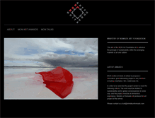 Tablet Screenshot of monartfoundation.com